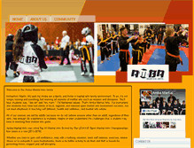 Tablet Screenshot of ambamartialarts.com